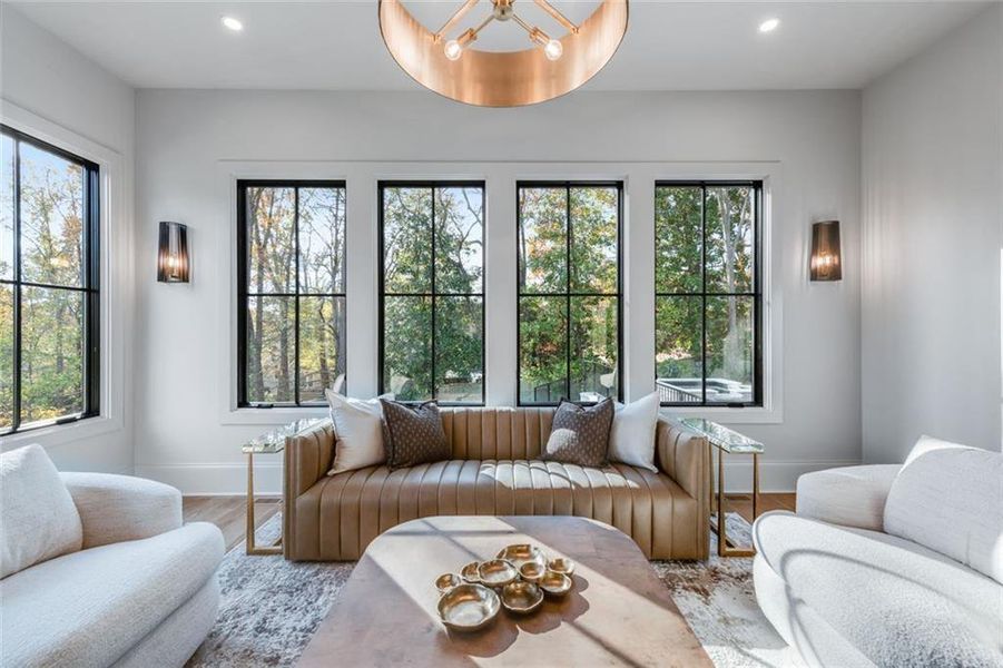 Furnished interior view inside a new home in , Dunwoody (Image 33).