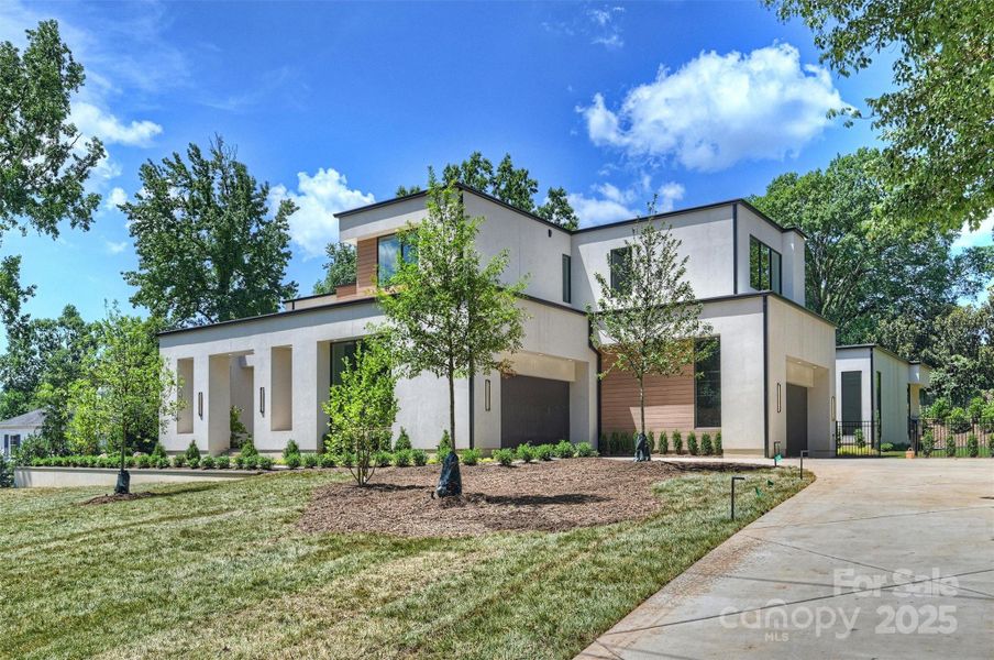 Front exterior of a new home in , Charlotte, NC, highlighting curb appeal (Image 20). Front exterior of a new home in , Charlotte, NC, highlighting curb appeal (Image 20).