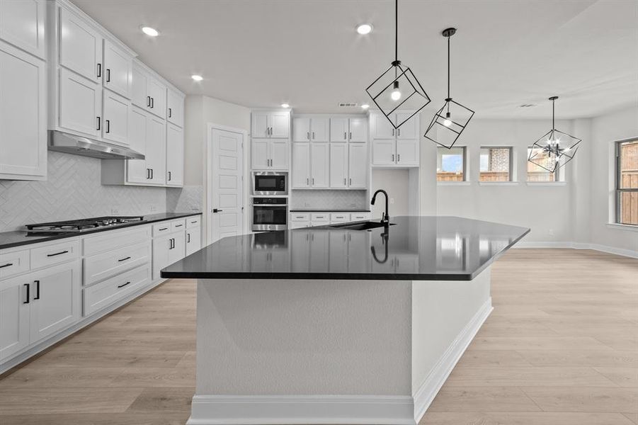 Furnished interior view inside a new home in Walsh Classic, Aledo (Image 5). Furnished interior view inside a new home in Walsh Classic, Aledo (Image 5).