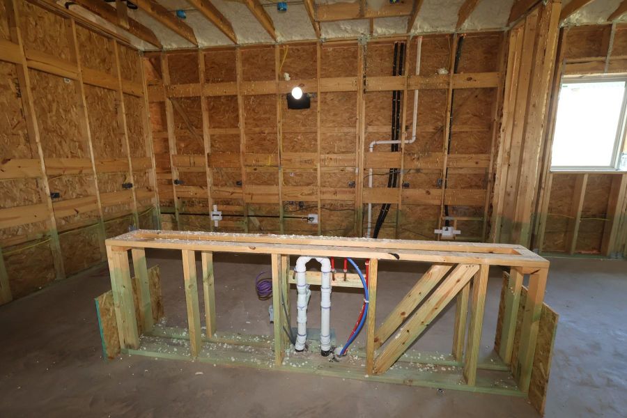 In-progress construction of a new home in Meridiana - Terrace Collection, Manvel, TX (Image 11).