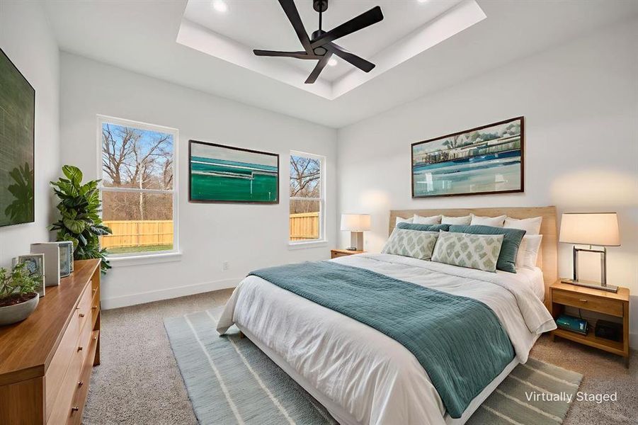 Furnished interior view inside a new home in , Dallas (Image 13).