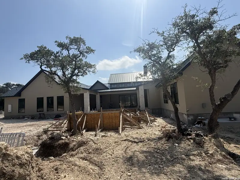 In-progress construction of a new home in , Boerne, TX (Image 3).