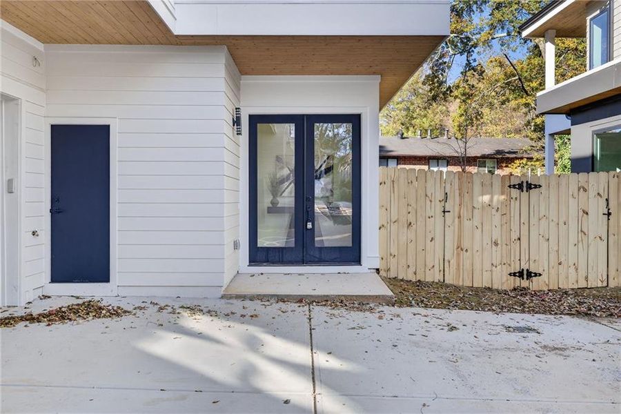 Exterior details and patio area of a home in , Atlanta (Image 23).