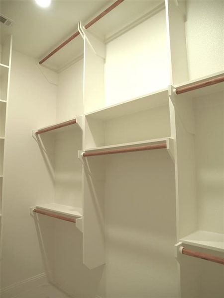 View of spacious closet