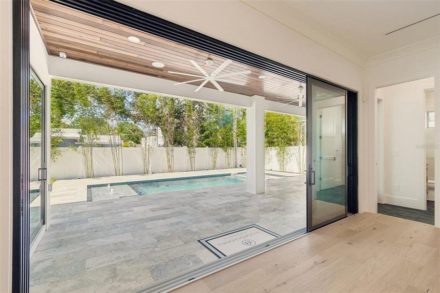 Exterior details and patio area of a home in , Tampa (Image 34).