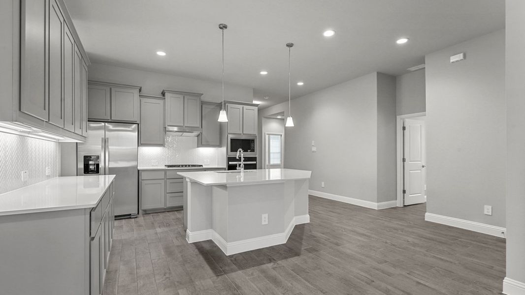 Furnished interior view inside a new home in Treeline, Justin (Image 10).
