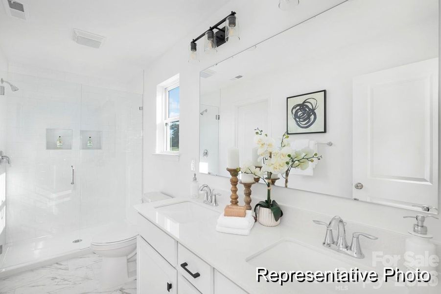 Furnished interior view inside a new home in Morgan Hills, Albemarle (Image 5).