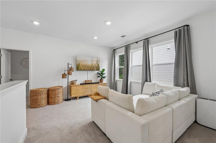 Furnished interior view inside a new home in Bailey Fence, Dacula (Image 13).