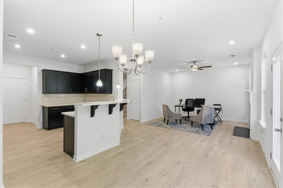 Furnished interior view inside a new home in Park View Reserve, Mableton (Image 4).
