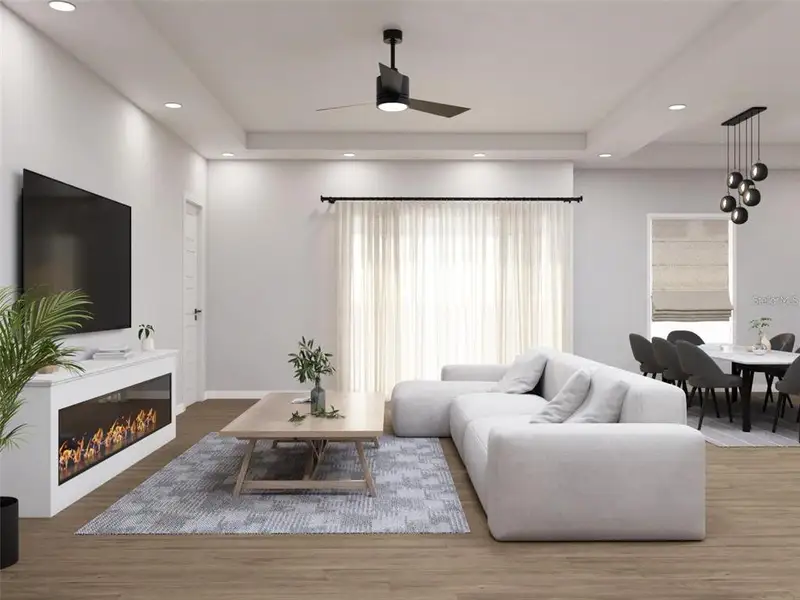 Furnished interior view inside a new home in , Palm Coast (Image 8).