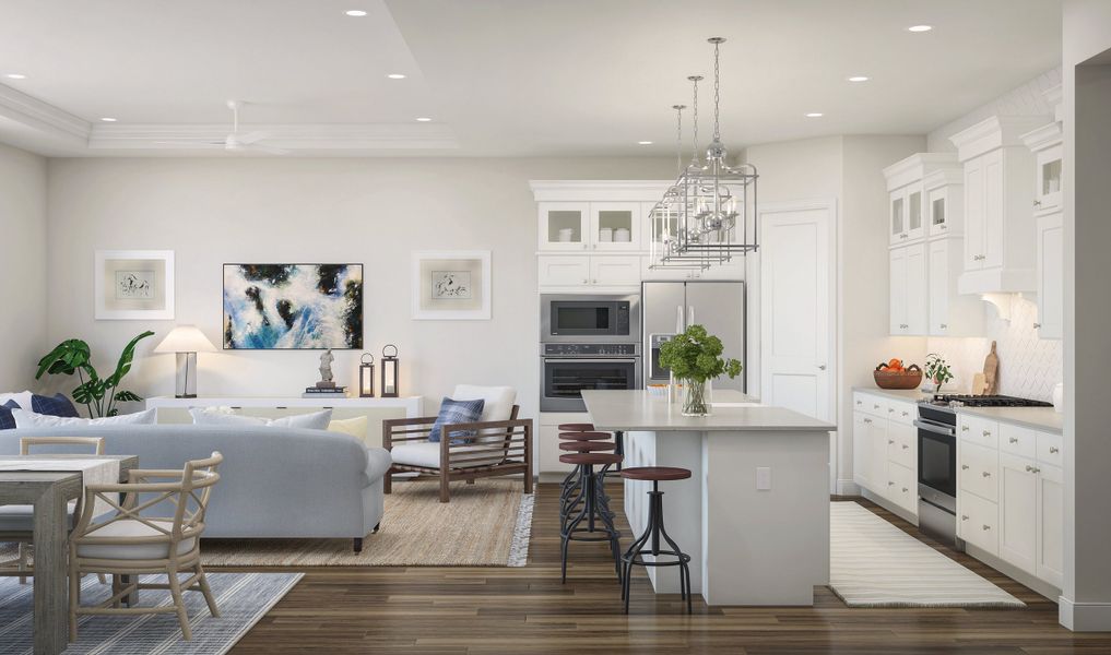 Kitchen and Great Room Kitchen and Great Room