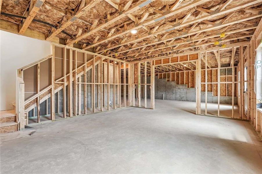 In-progress construction of a new home in Arbors at Richland Creek, Buford, GA (Image 28). In-progress construction of a new home in Arbors at Richland Creek, Buford, GA (Image 28).