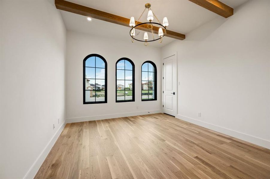 Spacious, unfurnished interior of a new home in The Resort on Eagle Mt. Lake, Fort Worth (Image 34).