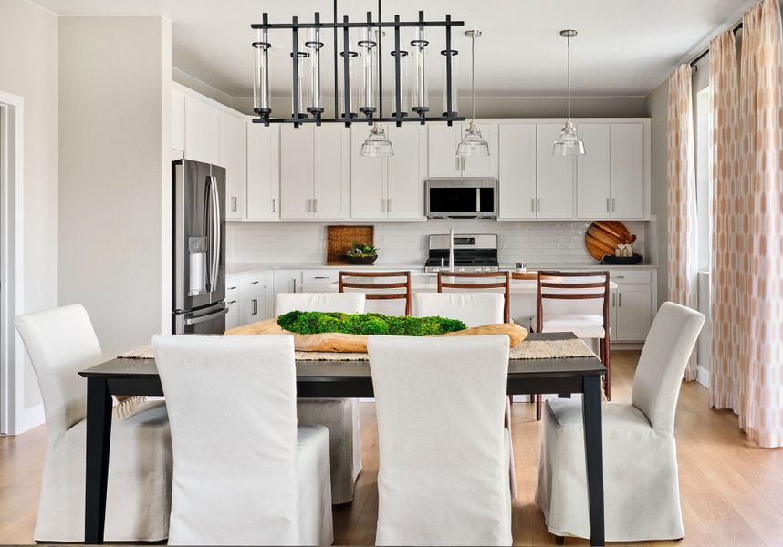 Representative furnished interior of a home built from the Fairmount by Taylor Morrison in Sugar Creek City Collection, Loveland (Image 4).
