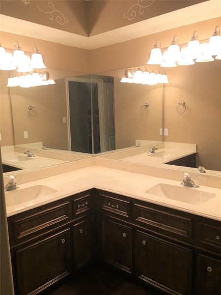 14212-Bath 3 w/ 2 sinks, sep tub/toilet