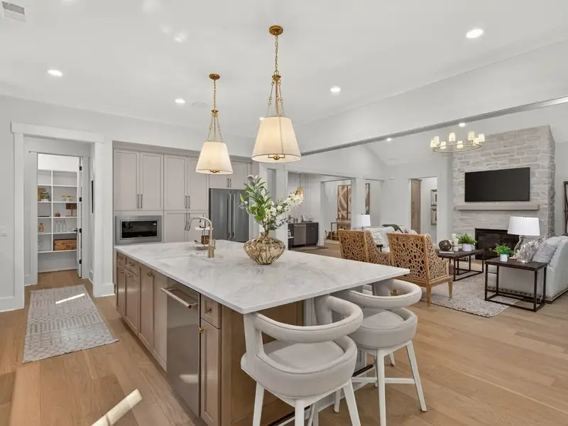 Representative furnished interior of a home built from the Montecito Ranch by Classica Homes in Riverchase Estates, Lancaster (Image 16).