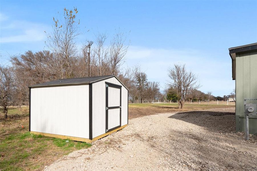 Exterior details and patio area of a home in , Corsicana (Image 2). Exterior details and patio area of a home in , Corsicana (Image 2).