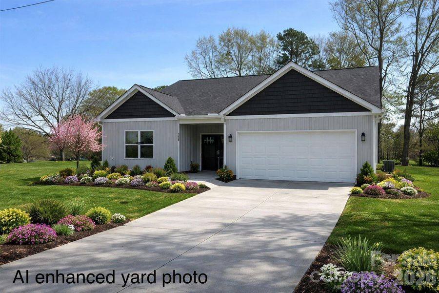 Front exterior of a new home in , Shelby, NC, highlighting curb appeal (Image 23). Front exterior of a new home in , Shelby, NC, highlighting curb appeal (Image 23).