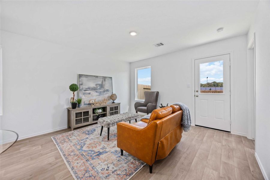 Furnished interior view inside a new home in Legacy Village, Houston (Image 9).