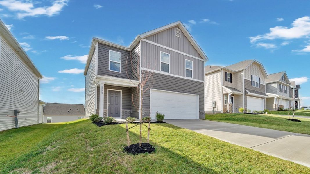 Exterior details and patio area of a home in Johnson Farms, Greeneville (Image 2). Exterior details and patio area of a home in Johnson Farms, Greeneville (Image 2).