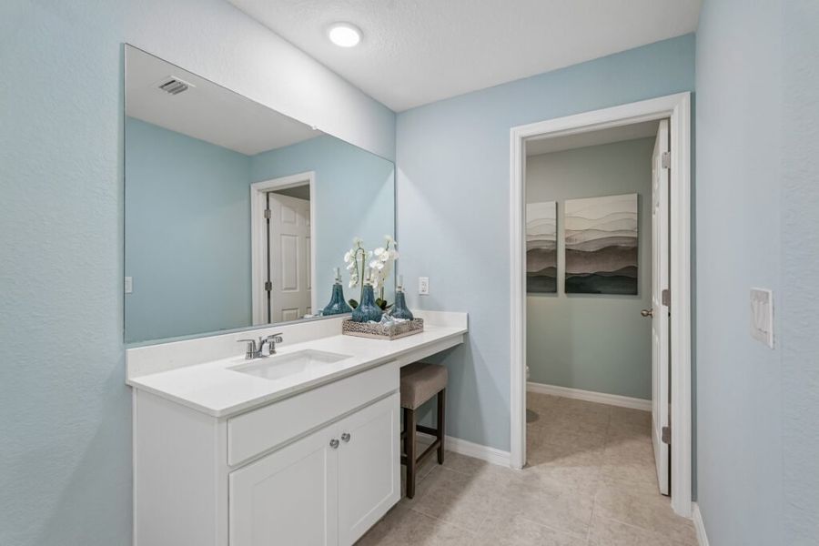 Representative furnished interior of a home built from the Majestic by Holiday Builders in Citrus Springs, Citrus Springs (Image 17).