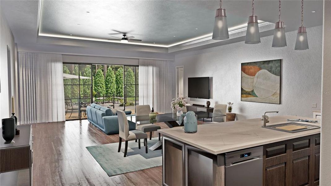 Furnished interior view inside a new home in , Port Charlotte (Image 10).