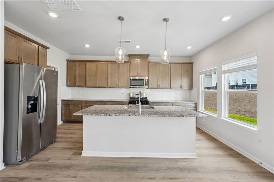 Furnished interior view inside a new home in Northwoods at Mirror Lake, Villa Rica (Image 15).