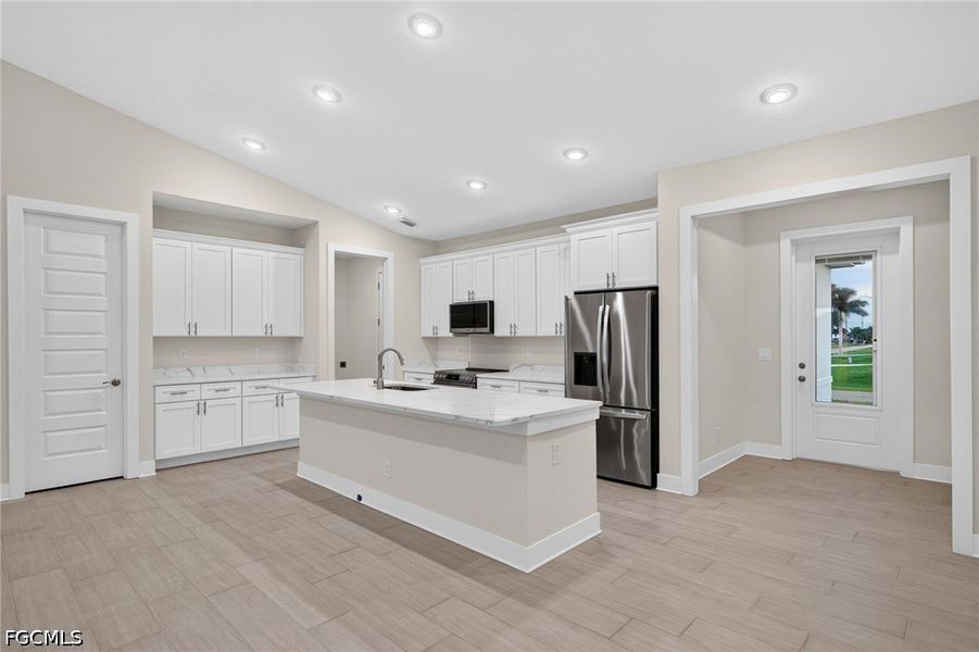Furnished interior view inside a new home in Cape Coral, Cape Coral (Image 7). Furnished interior view inside a new home in Cape Coral, Cape Coral (Image 7).