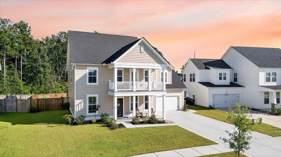 Front exterior of a new home in , Summerville, SC, highlighting curb appeal (Image 24).