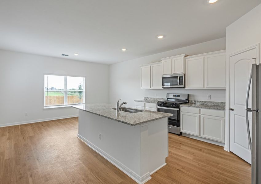 Chef-ready kitchen with stainless steel appliances