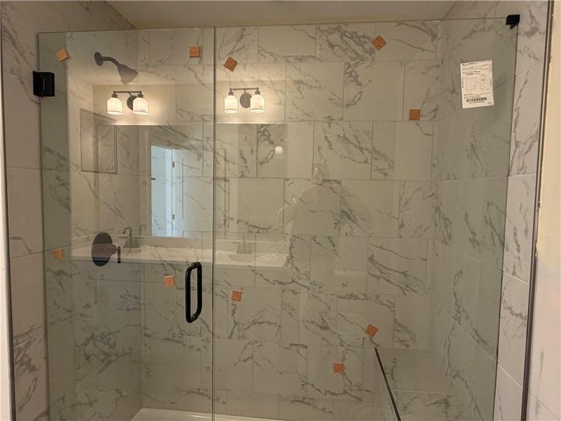 Close-up of interior finishes inside a home in Villas at Dawsonville Townhomes, Dawsonville (Image 6).