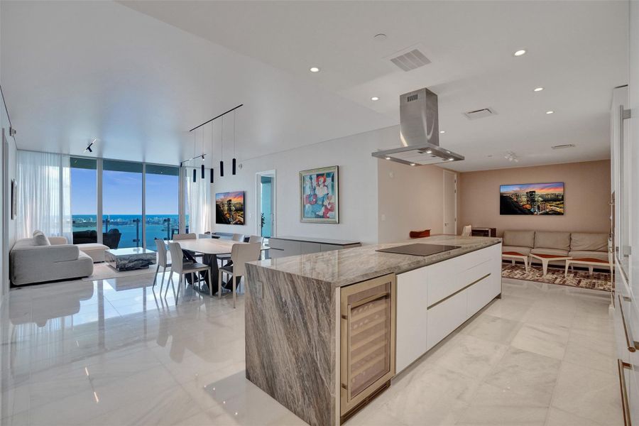 Furnished interior view inside a new home in Missoni Baia, Miami (Image 9). Furnished interior view inside a new home in Missoni Baia, Miami (Image 9).