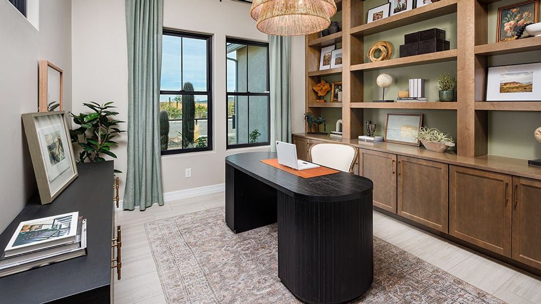 Representative furnished interior of a home built from the Alder by Taylor Morrison in Verdin Capstone Collection, Phoenix (Image 15).