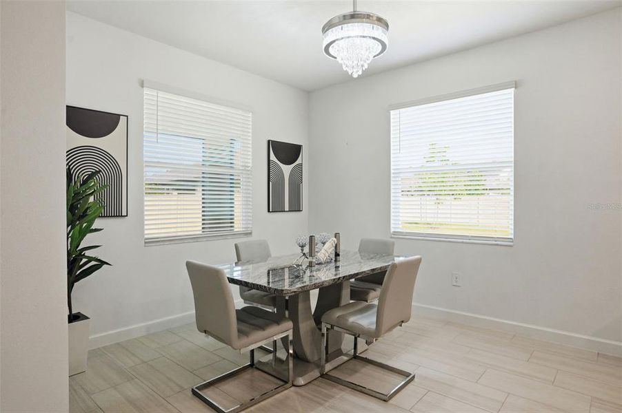 Furnished interior view inside a new home in Mirada Active Adult, San Antonio (Image 32).