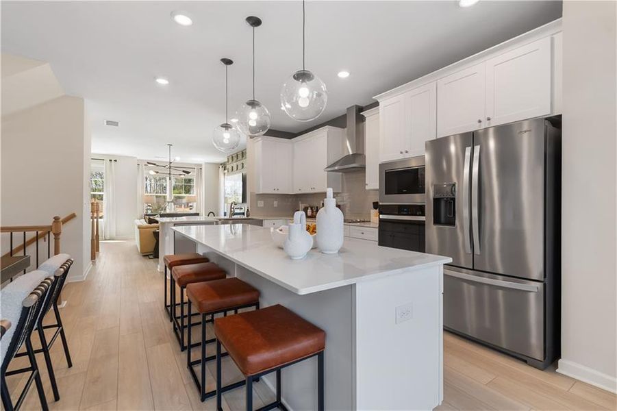 Furnished interior view inside a new home in Daybreak, Newnan (Image 9).