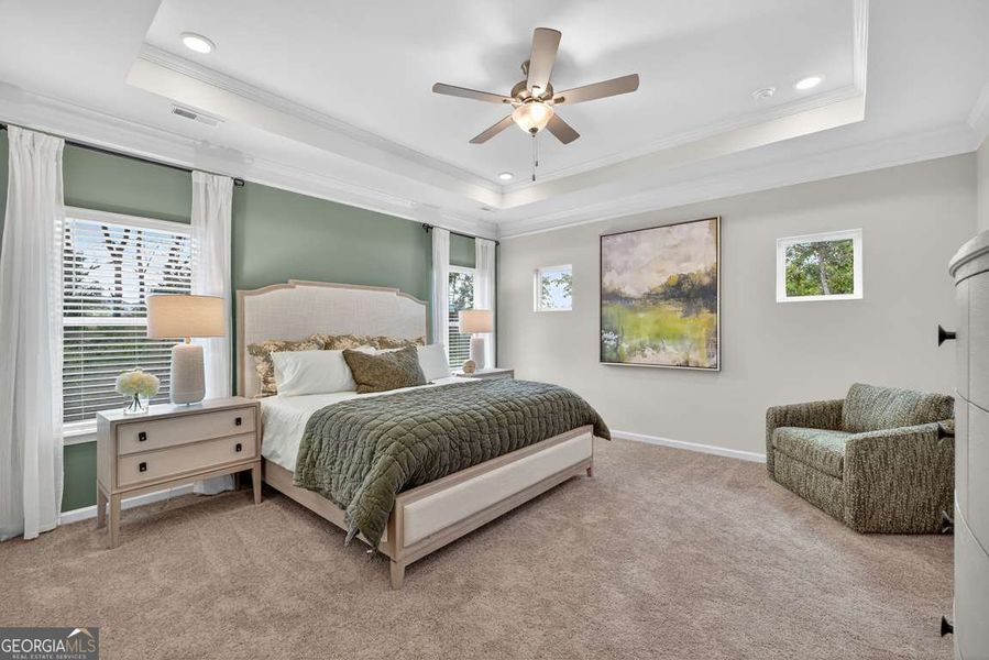 Furnished interior view inside a new home in Crescent Towns, Riverdale (Image 20).