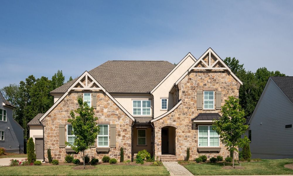 Representative exterior photo of a completed home built from the Napa SL by Classica Homes in Arden Mill, Fort Mill, SC (Image 30).