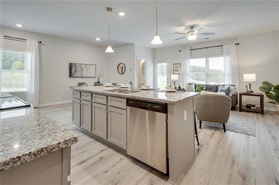 Furnished interior view inside a new home in Creekside Village, Lithonia (Image 19).