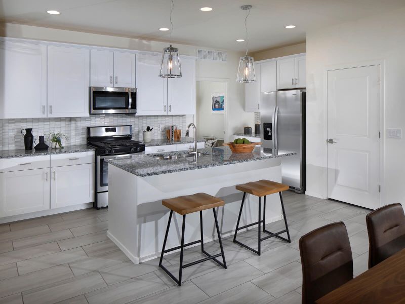 The 2380 floorplan modeled at Hanson Ridge.