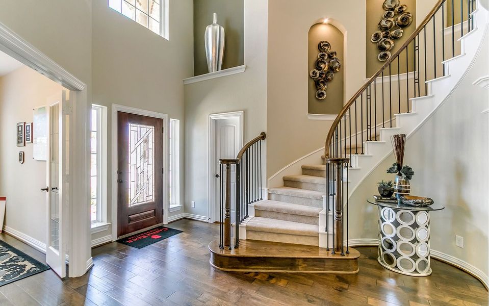 Furnished interior view inside a new home in Marvida, Cypress (Image 5).