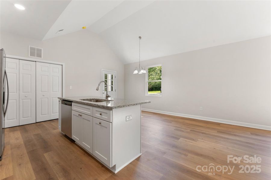 Furnished interior view inside a new home in , Shelby (Image 5). Furnished interior view inside a new home in , Shelby (Image 5).