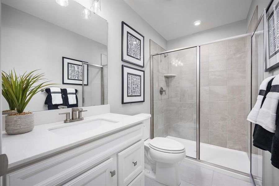 Furnished interior view inside a new home in McCain's Station Townhomes, Gallatin (Image 10).