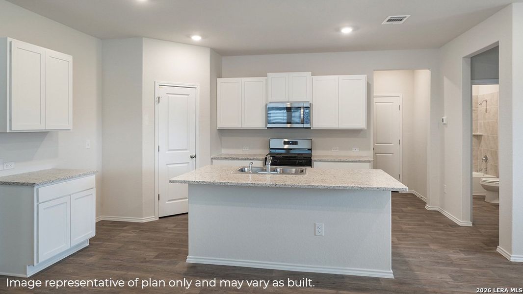 Furnished interior view inside a new home in Seneca Trails, San Antonio (Image 9).