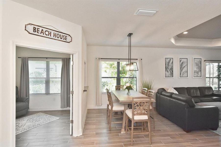 Furnished interior view inside a new home in , Englewood (Image 49).
