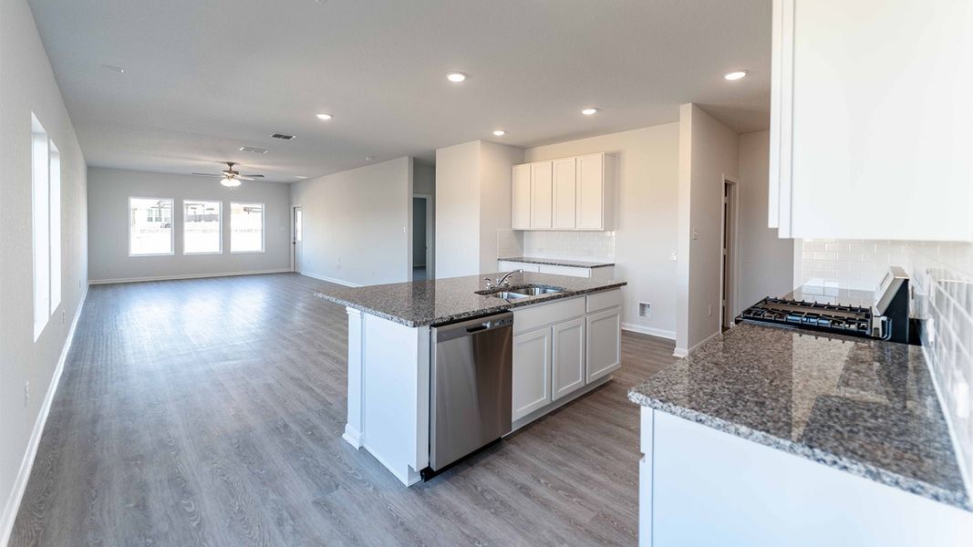 Furnished interior view inside a new home in Willow View, Converse (Image 3).