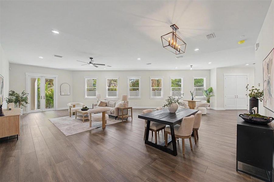 Furnished interior view inside a new home in , Tampa (Image 11). Furnished interior view inside a new home in , Tampa (Image 11).