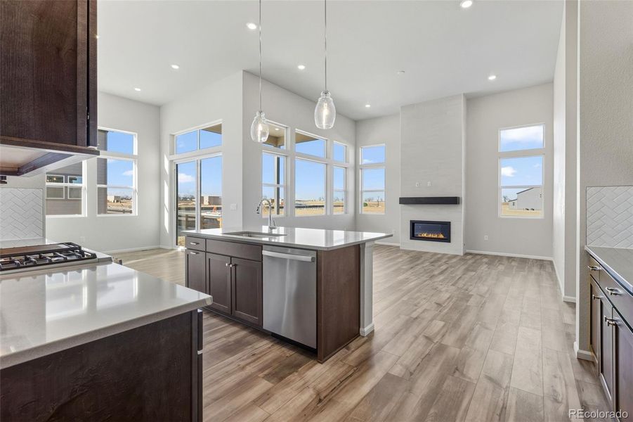 Furnished interior view inside a new home in Talon Pointe, Thornton (Image 12).