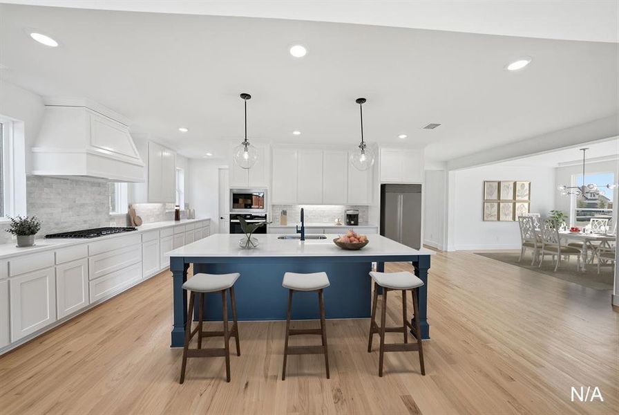 Furnished interior view inside a new home in Brookhollow West, Prosper (Image 14).
