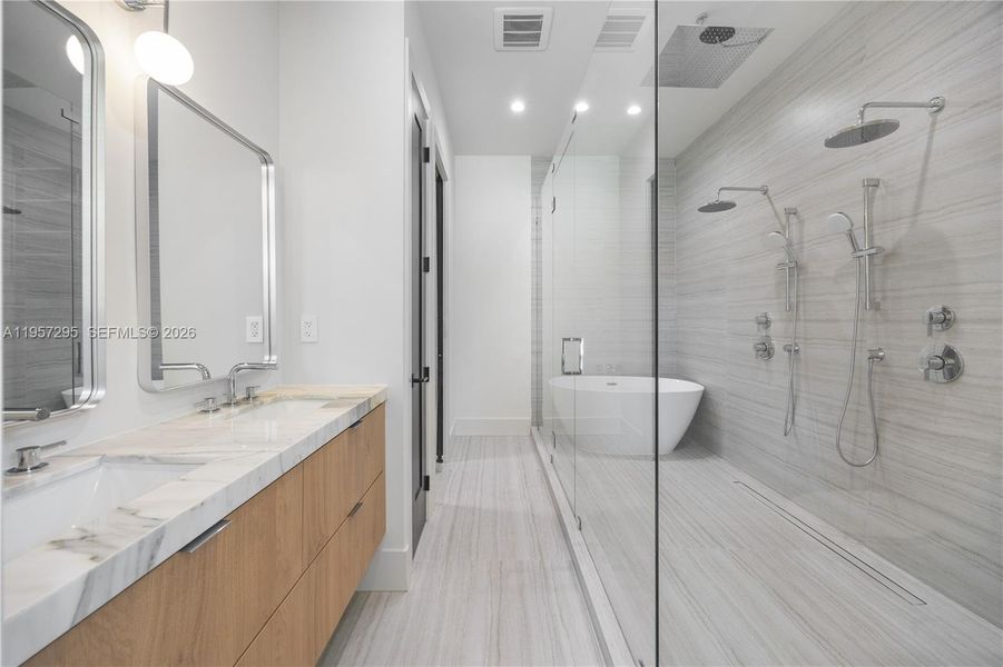 Furnished interior view inside a new home in , Palmetto Bay (Image 10).