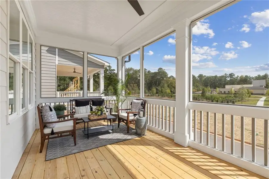 Exterior details and patio area of a home in Archerfield, Smyrna (Image 21).